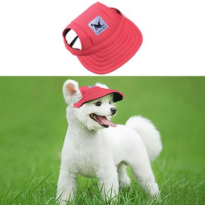 Malá letní plátěná čepice Pes Baseball Visor Čepice Puppy Outdoor Pet