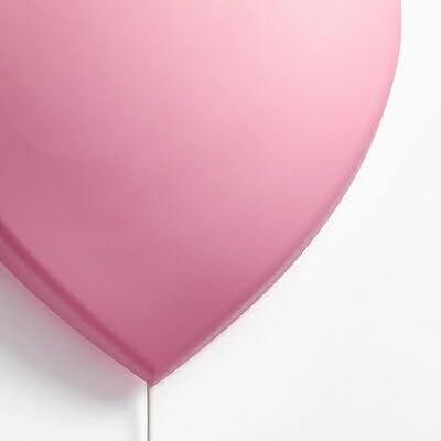 IKEA UPPLYST LED Wall Lamp, Heart, Pink, 004.408.05