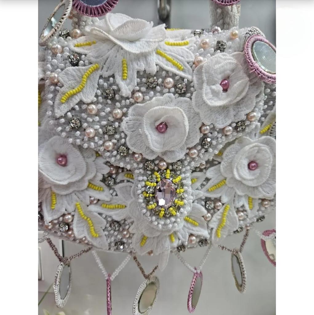Bride Purse & Handbag – Designer Partywear Ladies Purse – Wedding Clutch - Luxury Bridal Gift - Bridesmaid Bag - Gift for Her