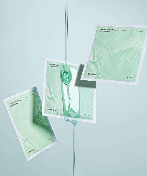 DewyDrop Cica Tea Deep Calming Hydrogel Mask 35g x 4ea NONE