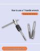 Metric & Imperial Tap and Die Set with Hand Reamer & Tap Holder – Comprehensive Threading Tool Kit.
