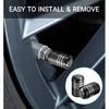 Tire Valve Stem Cap Cover Universal Fit for Honda Accord Civic Fit CRV Pilot EX CR-V EX-L Car Accessories for Cars, SUV, Truck, Motorcycles 4pcs