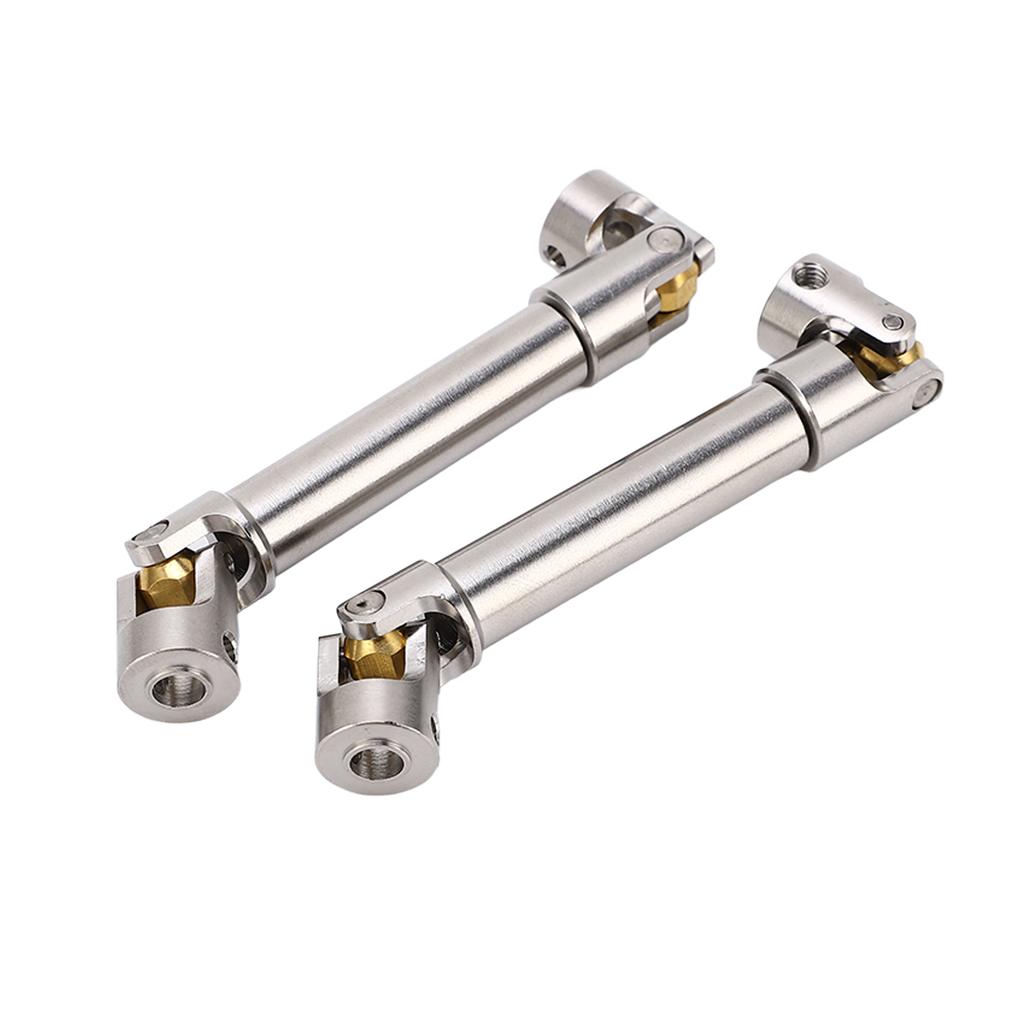 2 Pcs RC Drive Shaft Stainless Steel M4 for 1/10 RC Crawler for Traxxas for Axial SCX10 II 91mm
