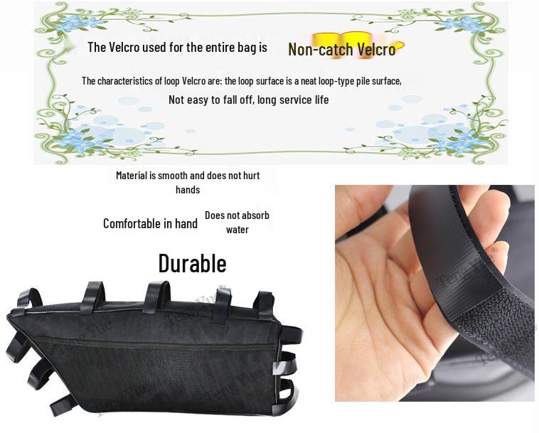 831 Large Capacity Trapezoidal Battery Pack & Sundries Bag for Mountain Bikes