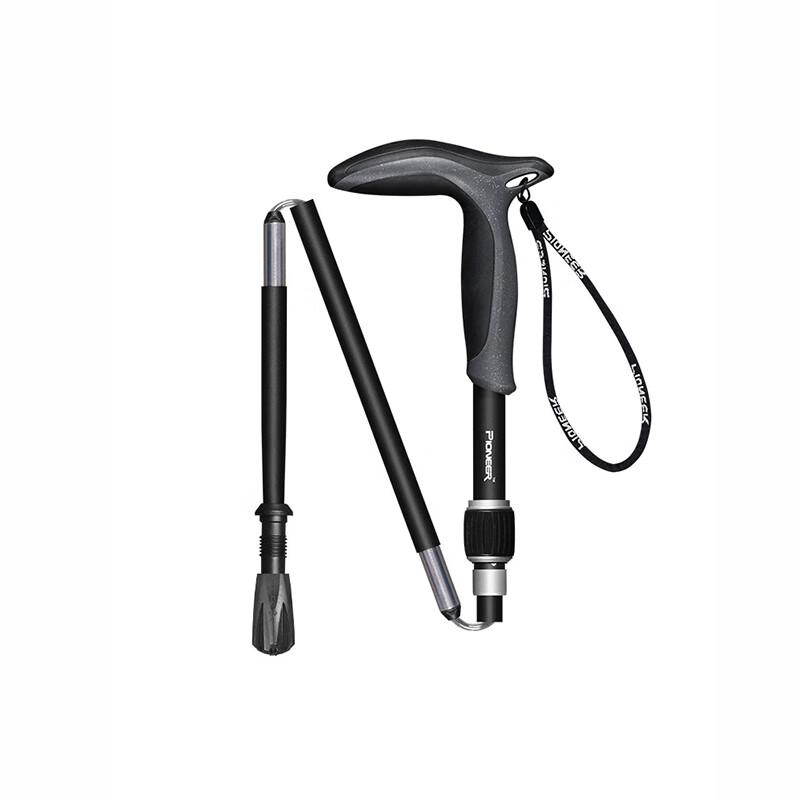 Pathfinder Curved Handle Carbon Fiber Folding Trekking Pole