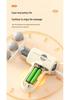 Multi-Head Muscle Relaxation Massager: Electric Fascia Gun for Sports and Neck Therapy, Home Fitness, Mini Size.