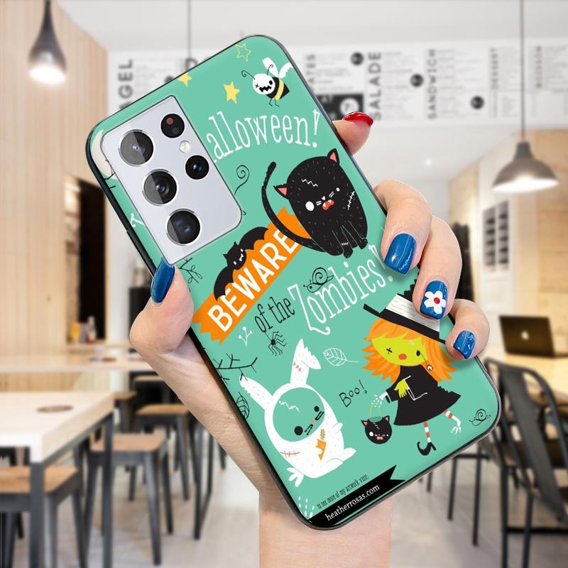 Halloween-Party-Geist, Kürbis, Totenkopf, Zombie, schlanke, weiche TPU-Schutzhülle