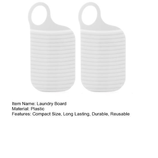 2Pcs Mini Laundry Boards Underwear Sock Wash Boards Hanging Hole Design Widely Used Portable Mini Wash Boards