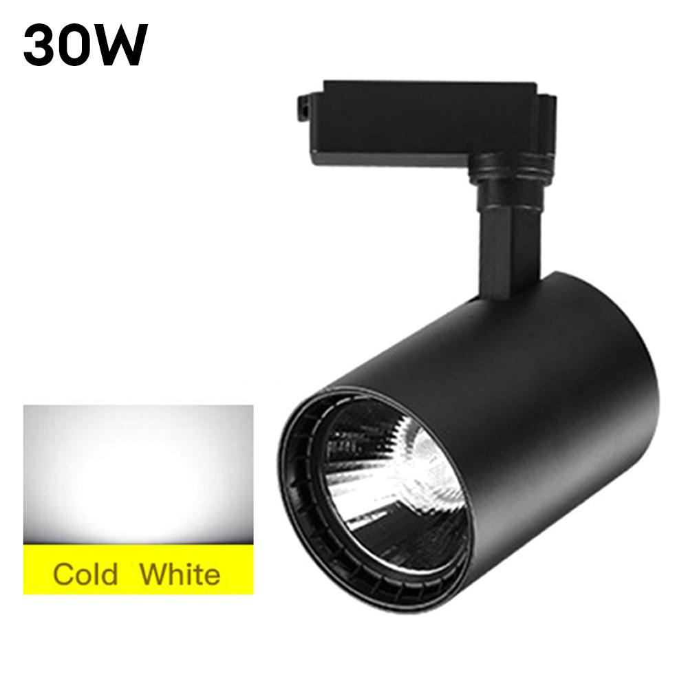 COB Spotlight 220V LED Tracking Light Rail Lamp LED 20/30W Ceiling Spotlight Surface Mount Decoration Light for Mall Exhibition