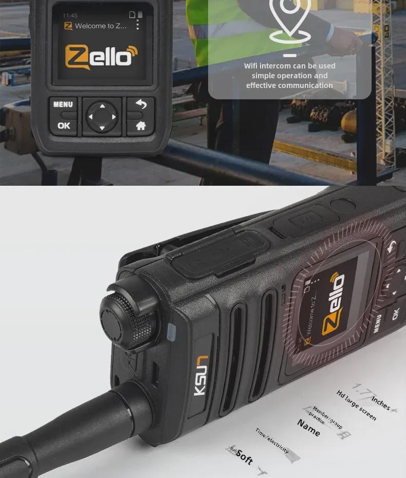 Buxun ZL30 Outdoor Bluetooth Intercom: 5000 km Range on Public Network with Zello Platform
