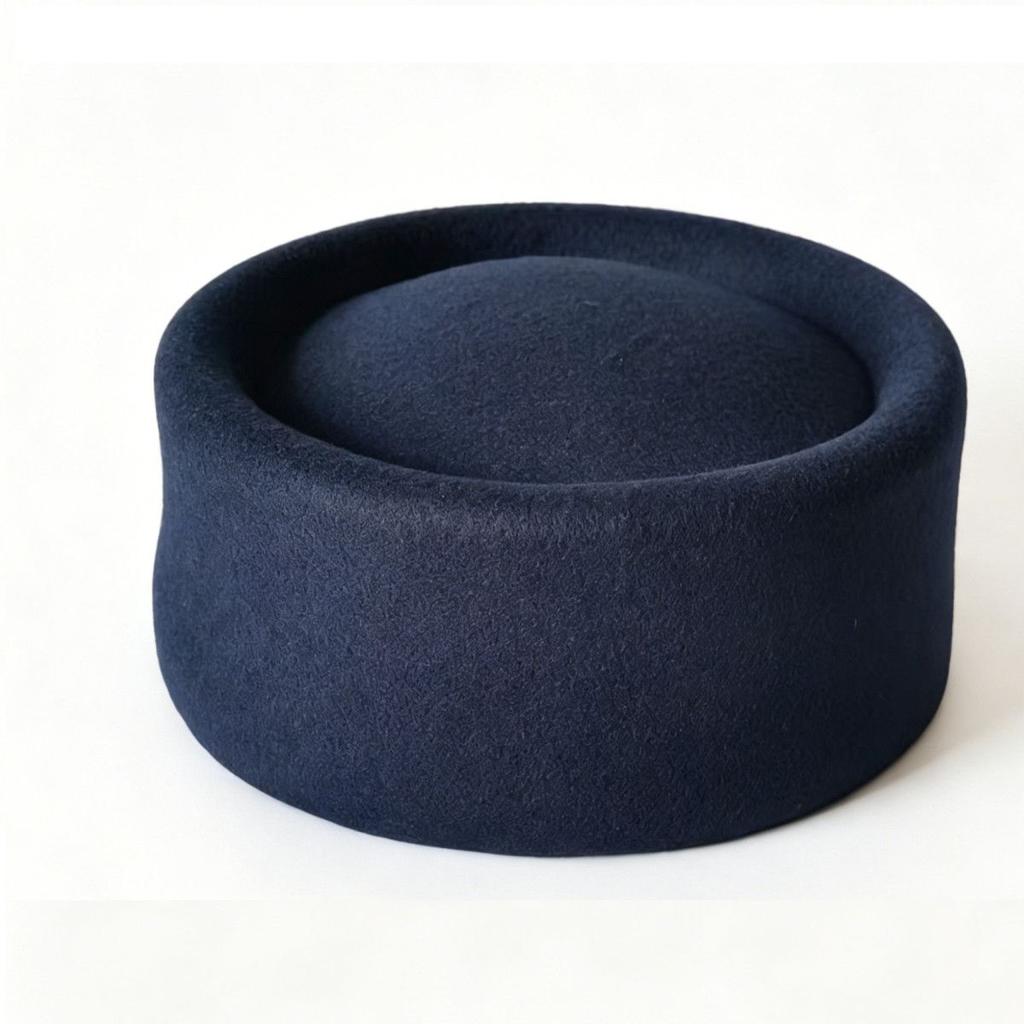 Women's Hat Fall and Winternew Arrivalwoolen Leopard Print Hat Women's Stewardess Beret Retro Hat