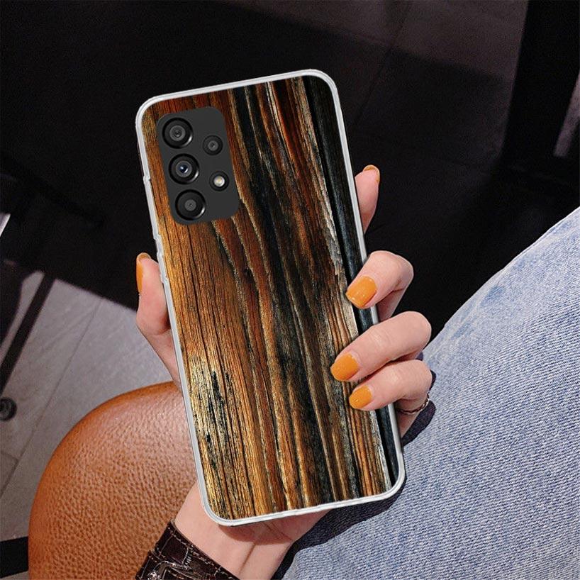 Wood Wooden Pattern Phone Case For Samsung Galaxy A17 A16 A15 A14 A13 A57 A56 A55 A54 A53 A37 A36 A35 A34 A33 A26 A25 A24 A23 Ga