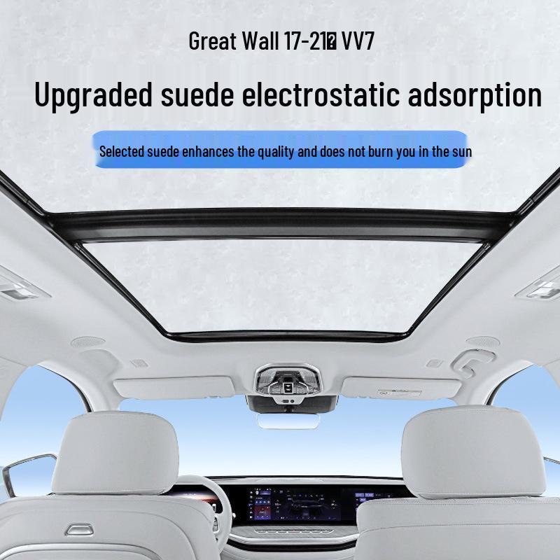 Great Wall VV7 (17-21) Sunroof Static Sunshade: Heat Insulation & Privacy Camping Screen