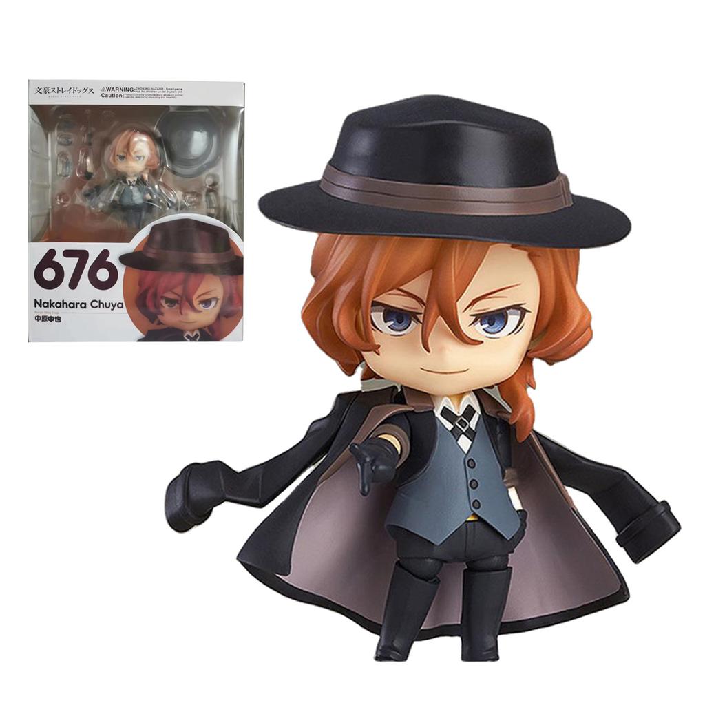 Anime Figure Nakajima Atsushi Dazai Osamu Nakahara Chuuya Action Akutagawa Ryunosuke Collectible Model Ornament Gifts BSD Poseable Articulated Scale