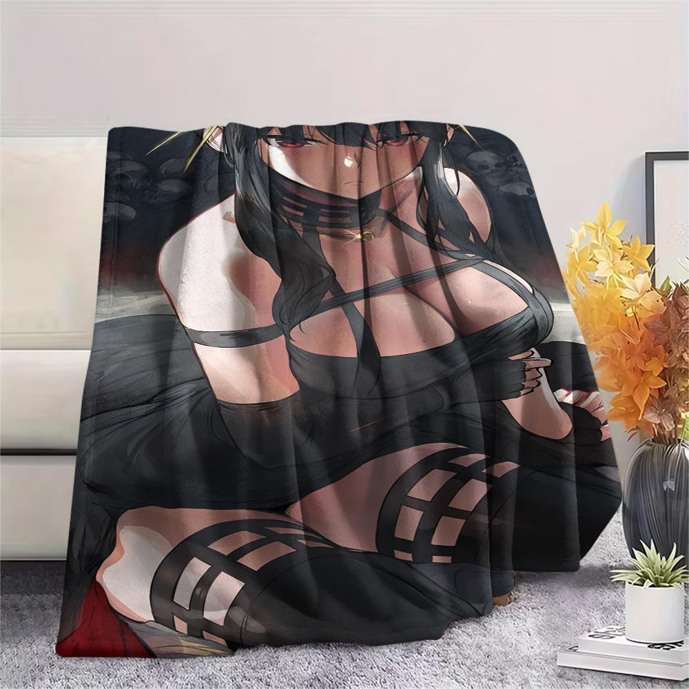 1 Pezzo Coperta in Flanella con Stampa Cartone Animato, Alta Qualità Confortevole per Tutte le Stagioni, Decorazione per la Casa, Calore e Comfort, Perfetta per Regalo di Natale Compleanno
