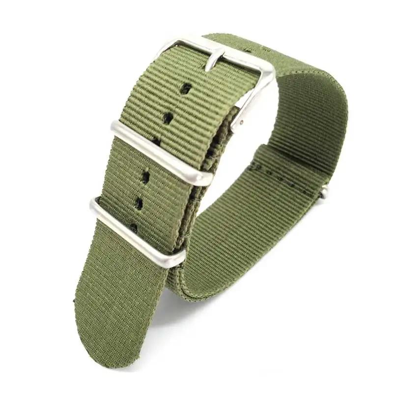 Sport Nylon Watch Band for Women&Men Watch Strap 18mm 20mm 22mm Army Sport Strap Fabric Nylon Watchband Buckle Belt good