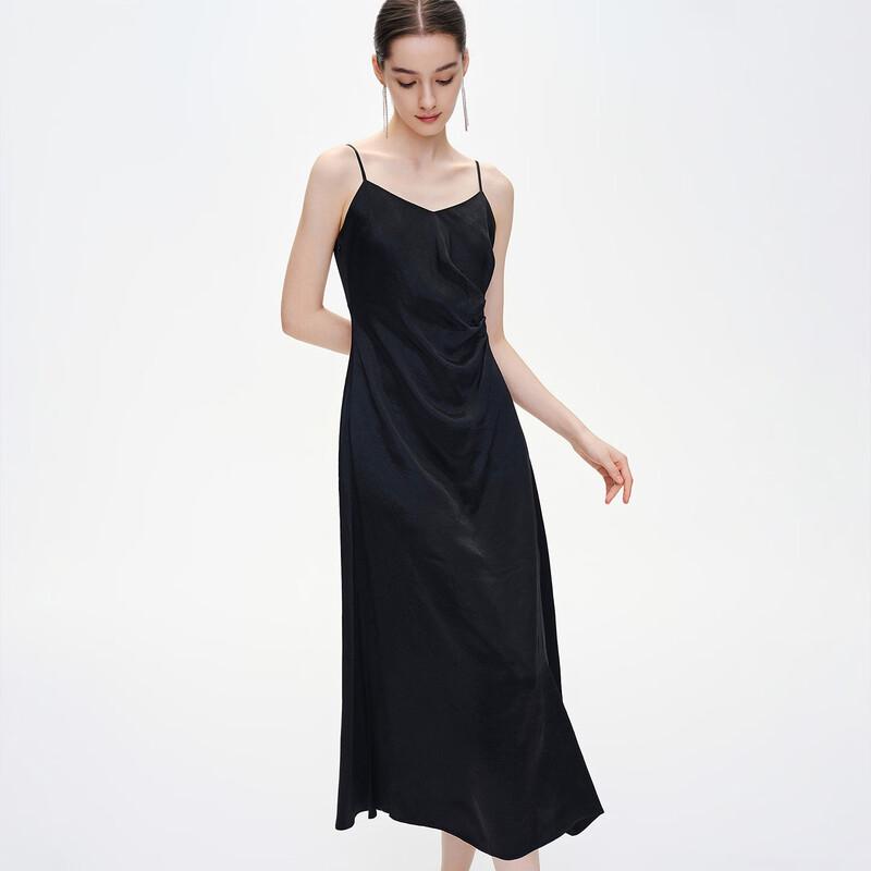 GIOVANNI VALENTINO Women s Slim Fit V-Neck A-Line Strap Dress S