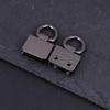2Pcs Metal Bag Side Edge Hang Buckle Clip With D Rings For Diy Leather Craft Bag Strap Belt Handle Shoulder Crossbody Bag Parts