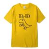 Summer Men T-shirt Top Quality 100% Cotton Tshirt  Funny Dinosaur Design Printing  Men Tshirt Cool Tshirts Male Tees Oversized