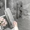 Yimi Jia Wall-Mounted Retractable Bathroom Hanger Rack with Glacier Texture