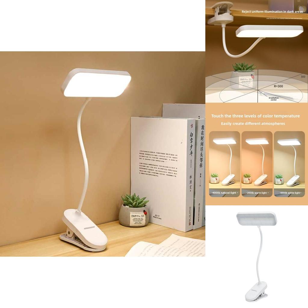 Led Desk Lamp For Students With Touch Control And Adjustable Brightness For Study And Reading