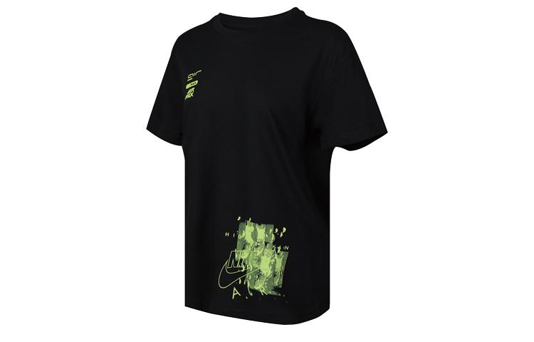 Nike T Shirt Women s Black Green CT8921-011 M