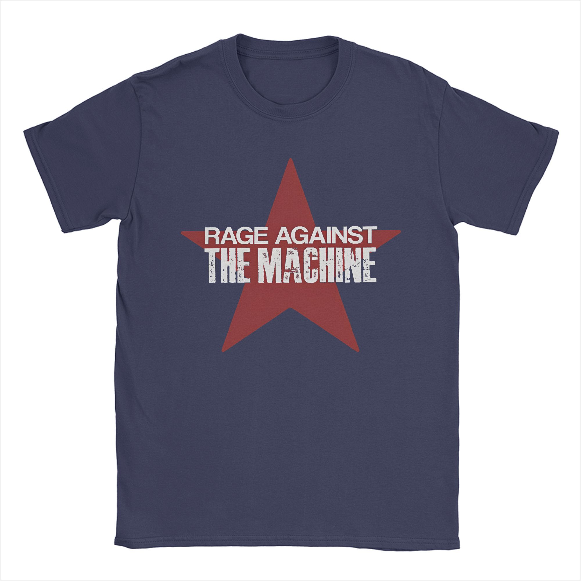 

25ss Summer Rage Against The Machine Star TShirt Women Funny Cotton Tees Crew Neck Short Sleeve Unisex T Shirts Big Size Tops M