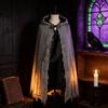 Witch Costume Cloak With Polyester Fabric For Halloween Cosplay And Costume Parties