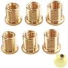 6pcs Shift Knob Adapter Universal Car Shift Replacement Screw Shift Lever Screw Luminium Alloy