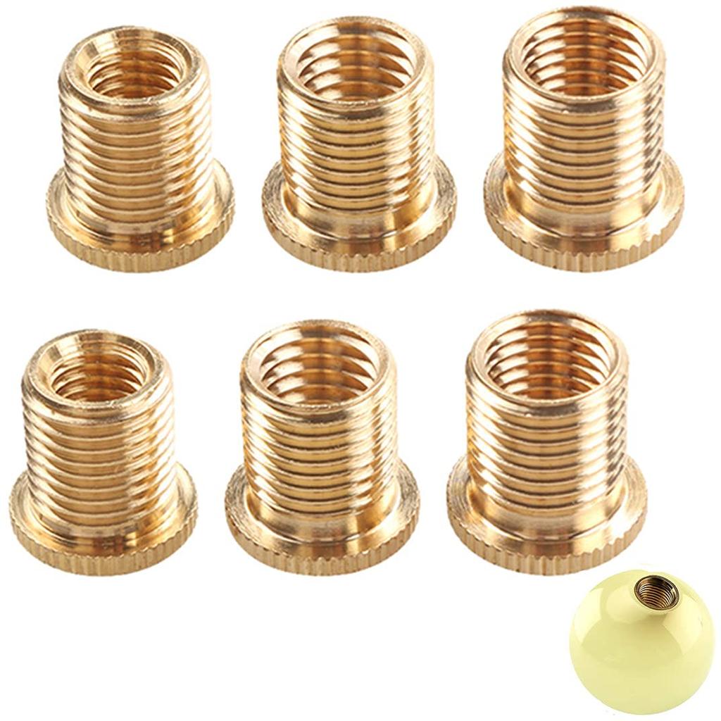 6pcs Shift Knob Adapter Universal Car Shift Replacement Screw Shift Lever Screw Luminium Alloy