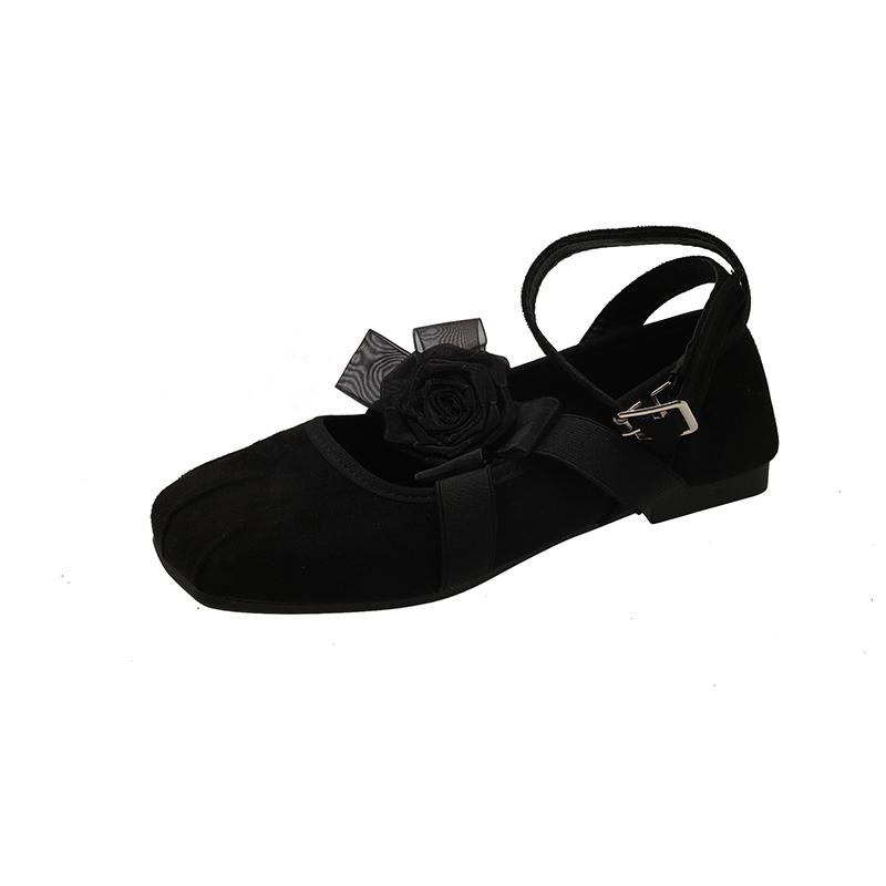 Fashion Flower Women Flats Cool Ballet Dance Shoes Elegant Classical Shallow Shoes Fashion Casual Running Shoes 2025 Autumn New Zapatos