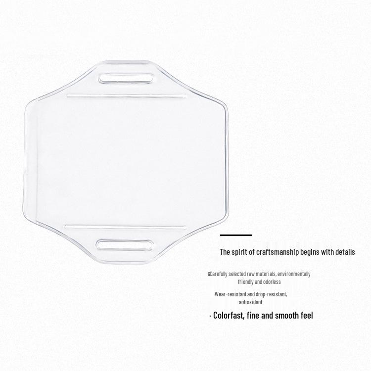 Adjustable PVC Transparent Armband Card Holder