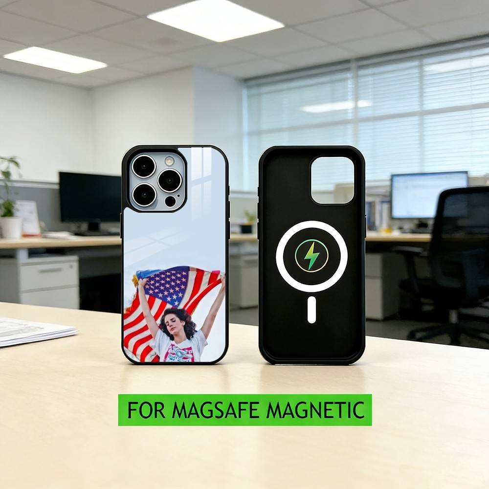 L-Lana Del R-Rey Phone Case For iPhone17,16,15,14,13,12,11 Plus,Pro Magnetic For Magsafe Wireless Charging