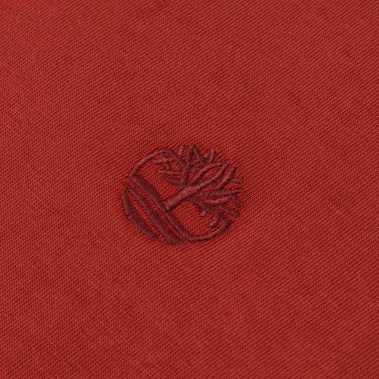 Timberland Short Sleeve Breathable Slim Fit Dopamine T-Shirt Men Tops Chili-Red A2EKJ-DV5