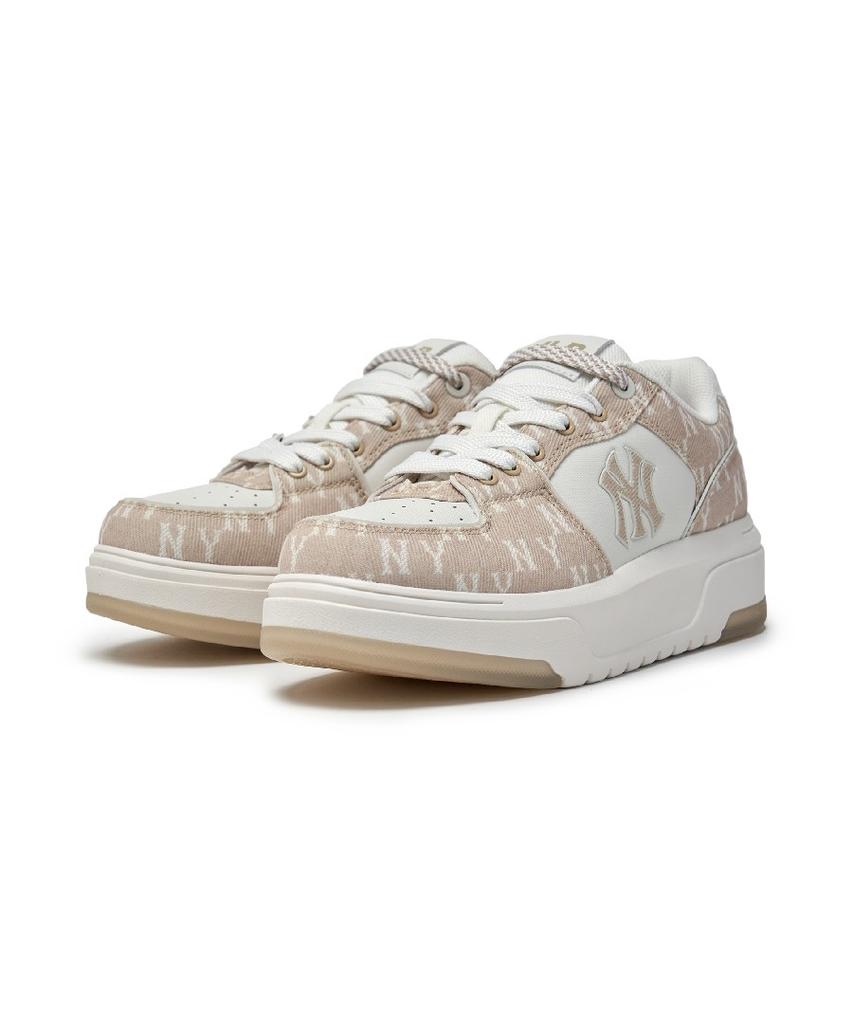 Mlb Chunky Liner Denim Monogram Sl Ny (Cream)