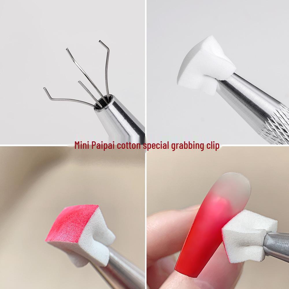 Mini Tofu Sponge Set for Nail Art & Makeup: Gradient, Smudge, Blush, Concealer Tool