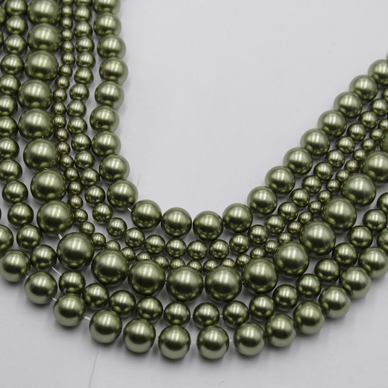 

Разноцветные ракушки и жемчужные бусины для изготовления украшений и аксессуаров своими руками 12mm (approx. 33 beads)