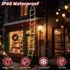 USB 8 Modes LED Lamp Christmas Decoration 3M Santa Claus Climbing Ladder String Lights  for Garden Cristmas Tree New Year Gift