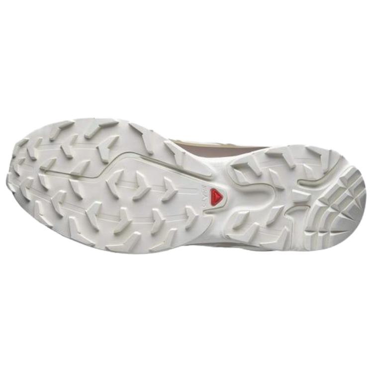 SALOMON XT-6 Confortável Versátil Durável Amortecedor Tênis de Corrida Cano Baixo Unissex Tênis de Corrida Bege 477377