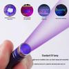 Portable UV Counterfeit Detector & Fluorescent Agent Pen with Flashlight