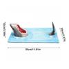 Ceramic Sushi Plate Shark Shape Rectangle Cheese Board Dining Table Kitchen Decoration