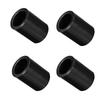 4pcs Door Lock Striker Bushing Black POM Black For Ford F150 F250 F350 1980-1996 Accessory POM Material Durability