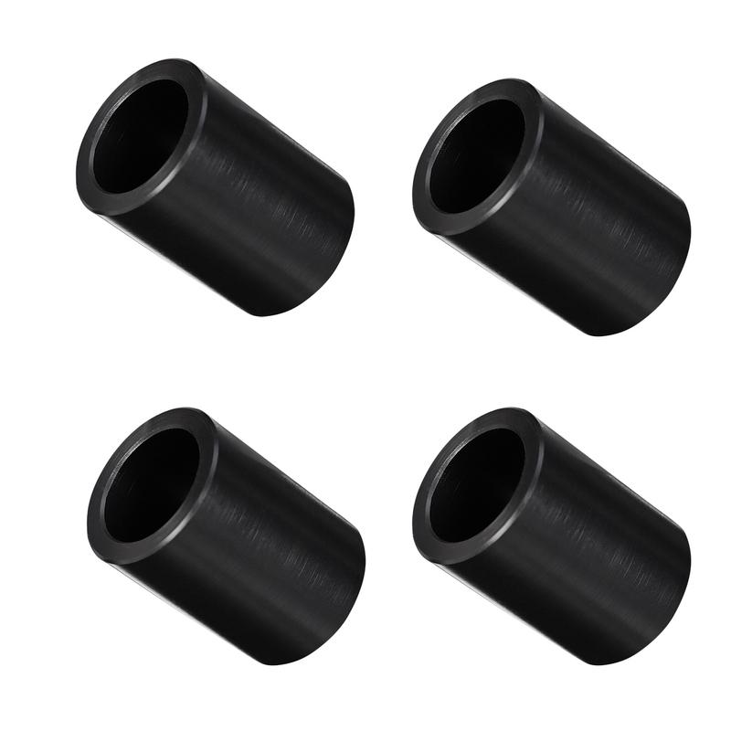4pcs Door Lock Striker Bushing Black POM Black For Ford F150 F250 F350 1980-1996 Accessory POM Material Durability