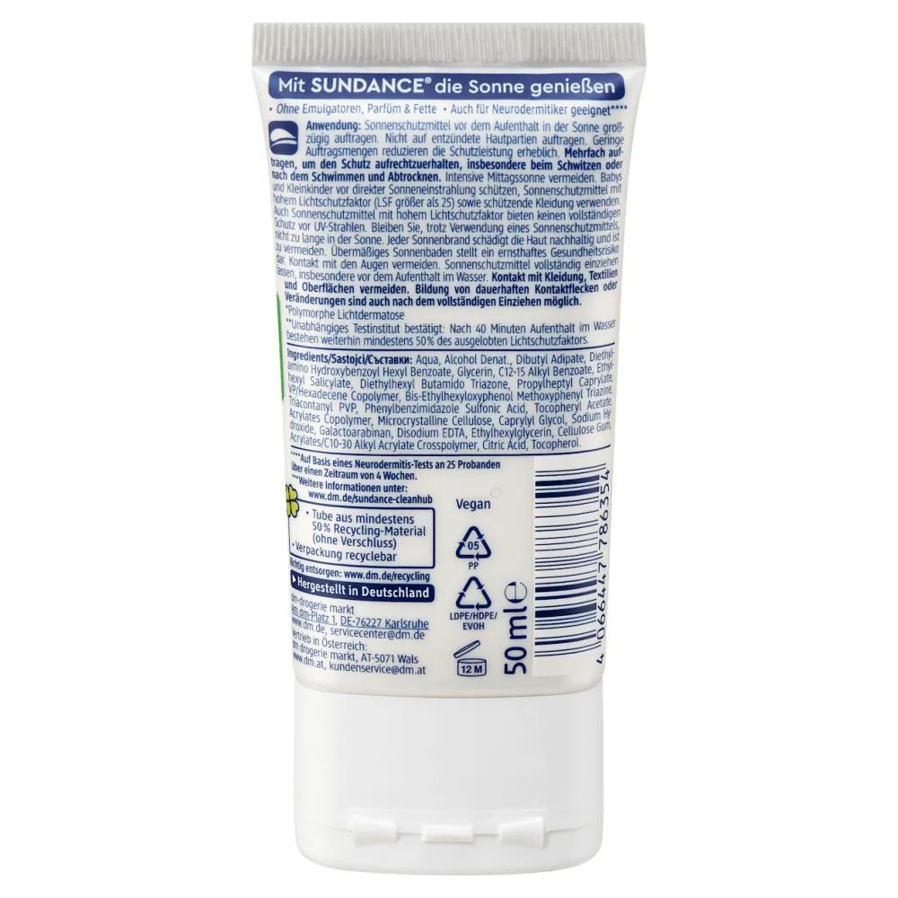DM Sundance Ultra Sensitive Sunfluid LSF50+ 50ml