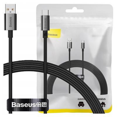 Kabel USB naar USB-C Baseus Superior 100W 2M (Zwart)