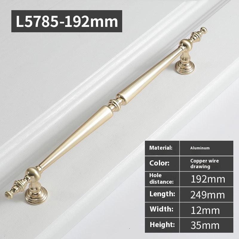 Antique Bronze Brass Pull Handles Vintage Cabinet Door Drawer Wardrobe Knobs 1PC Decorative Hardware Furniture