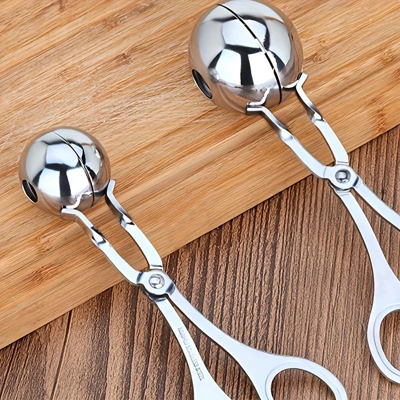 2Pcs/set Meatball Maker 304 Stainless Steel Mold To Make Meatball Clips Household Fish Balls