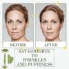 Gua Sha and Jade Roller Set for Daily Skin Care, Gua Sha Tools for Face, Neck and Body Muscles