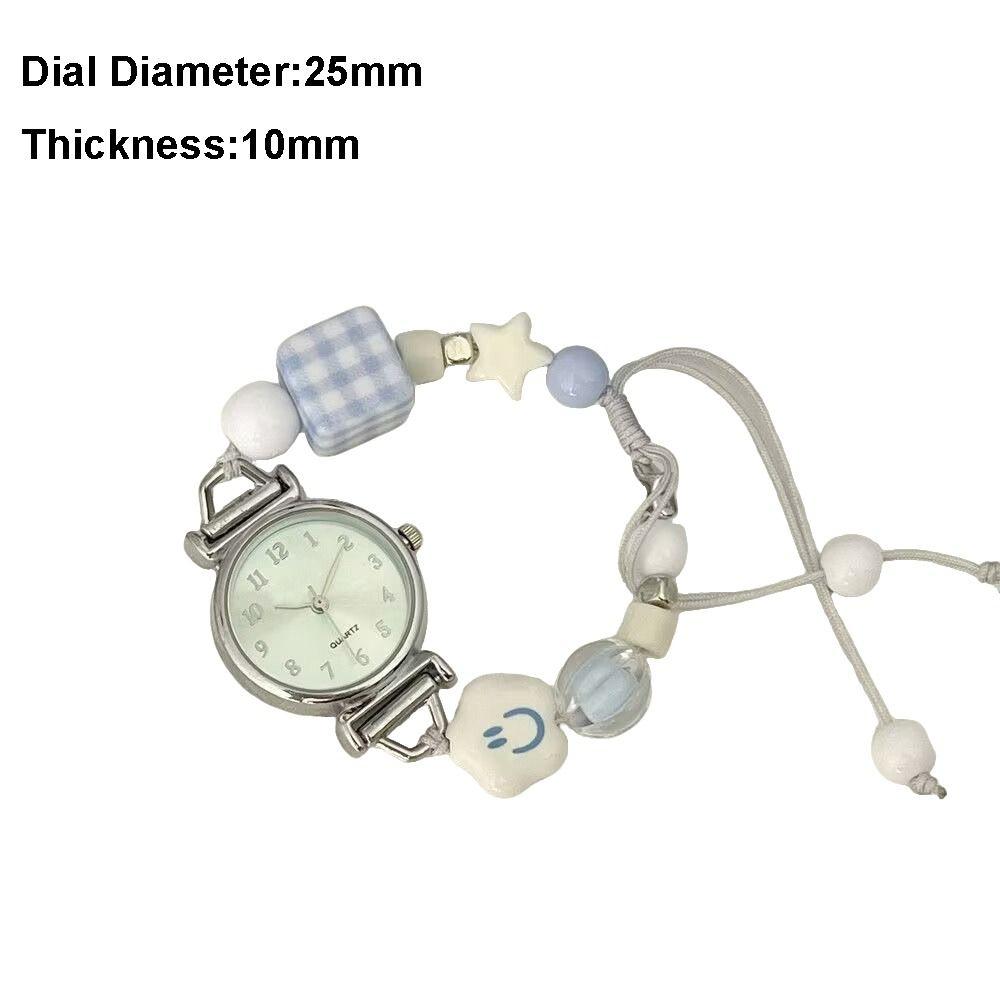 Cute Blue Series Bracelet Watch Adjustable Stars Wristwatch Timepiece Accessory Cartoon Quartz Watch Students