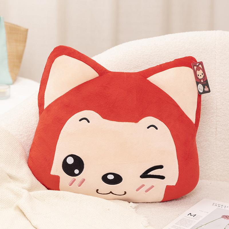 Fox The Ali Plush Pillow Hand Warmer Slippers Cartoon Toy Doll Decoration Gift